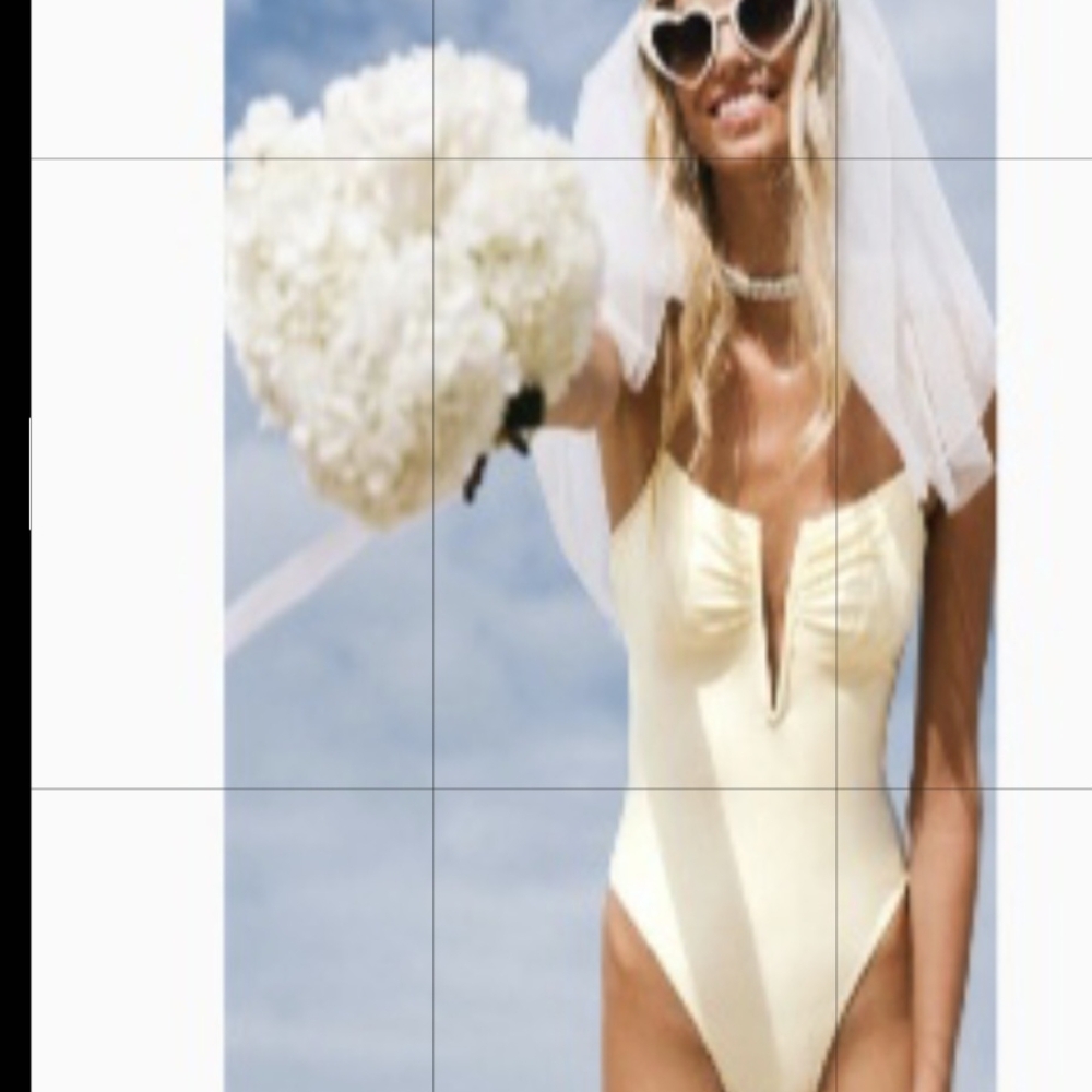 Cupshe Yellow One Piece Swimsuit